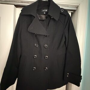 Black Pea Coat